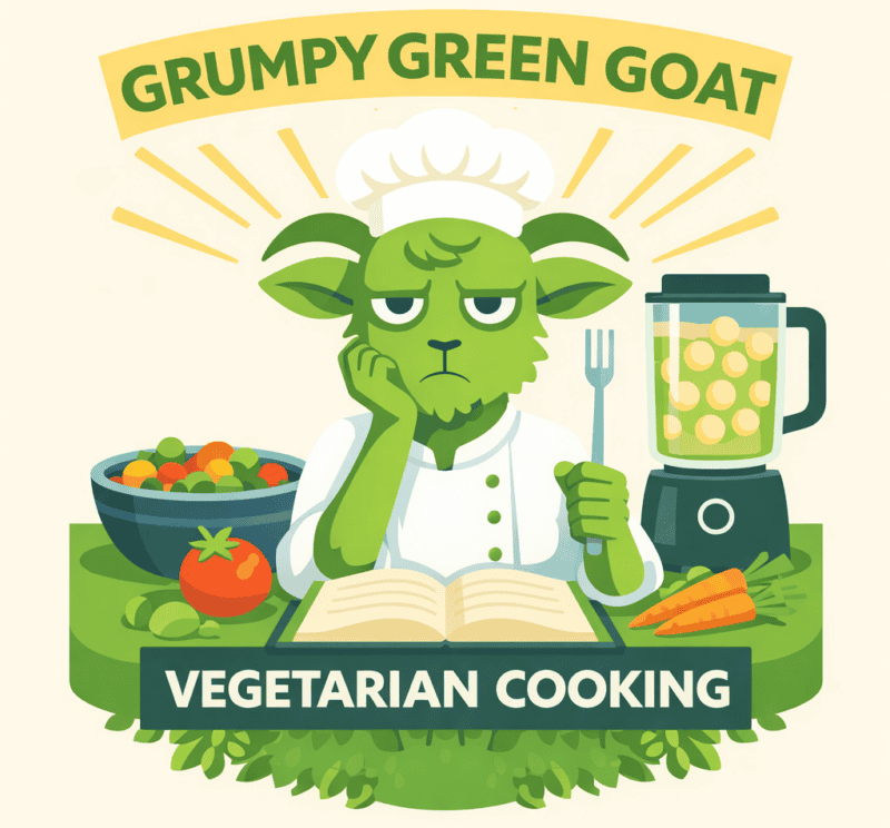 The Grumpy Green Goat Logo