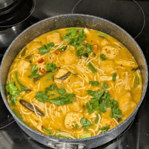 Vegetarian Singapore-Style Laksa Mee
